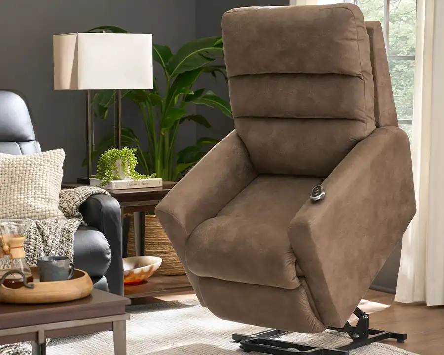 Liam Bronze Power Lift Recliner by La-Z-Boy